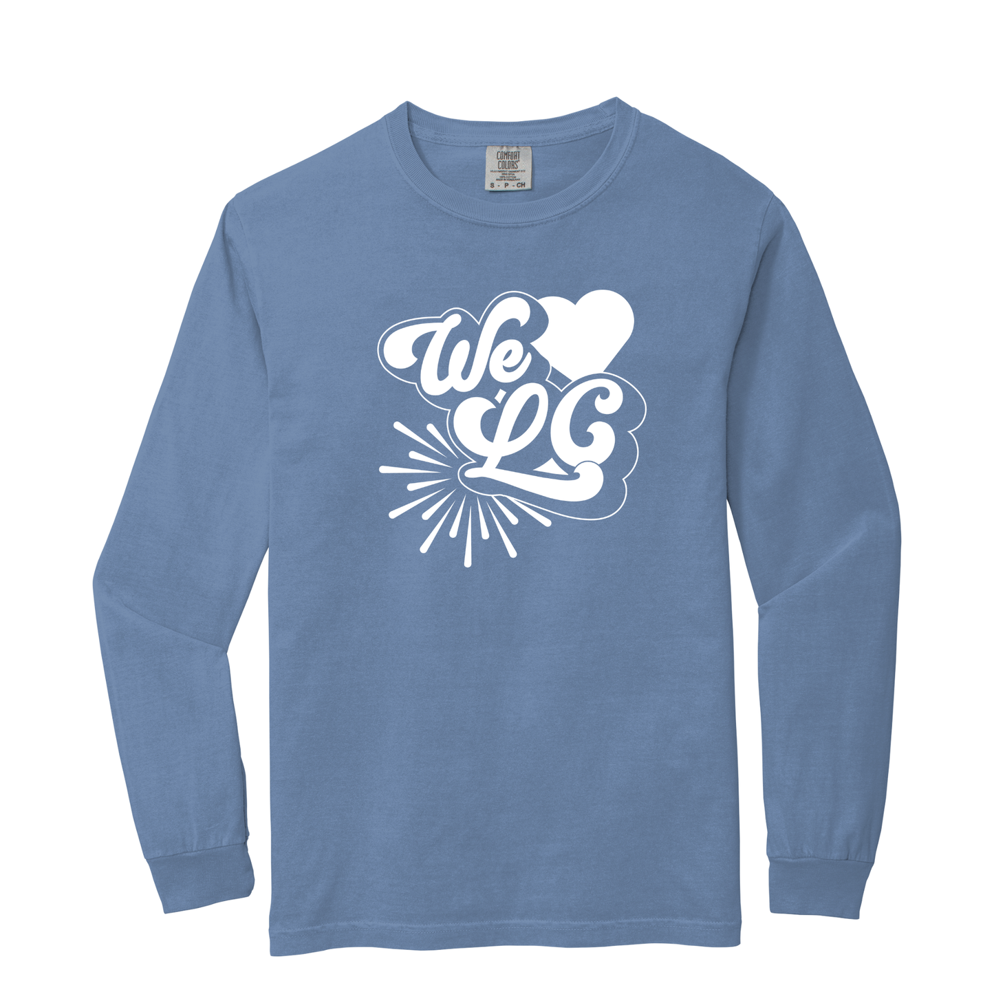 We ❤️ LC Long Sleeve — Comfort Colors 6014