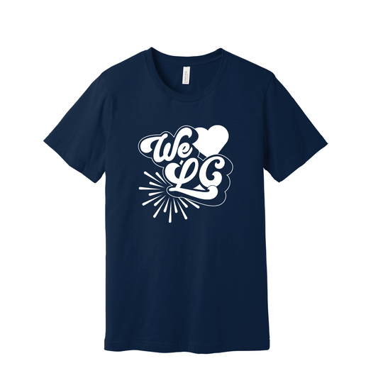 We ❤️ LC Tee — Bella+Canvas 3001